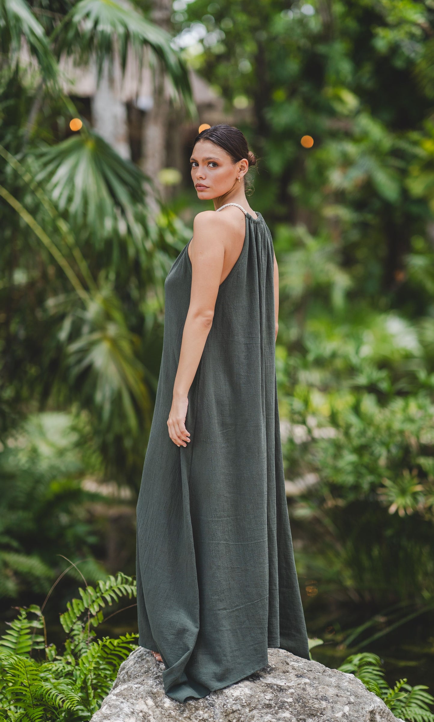 Flores de Yucatán dress | Cotton Gauze