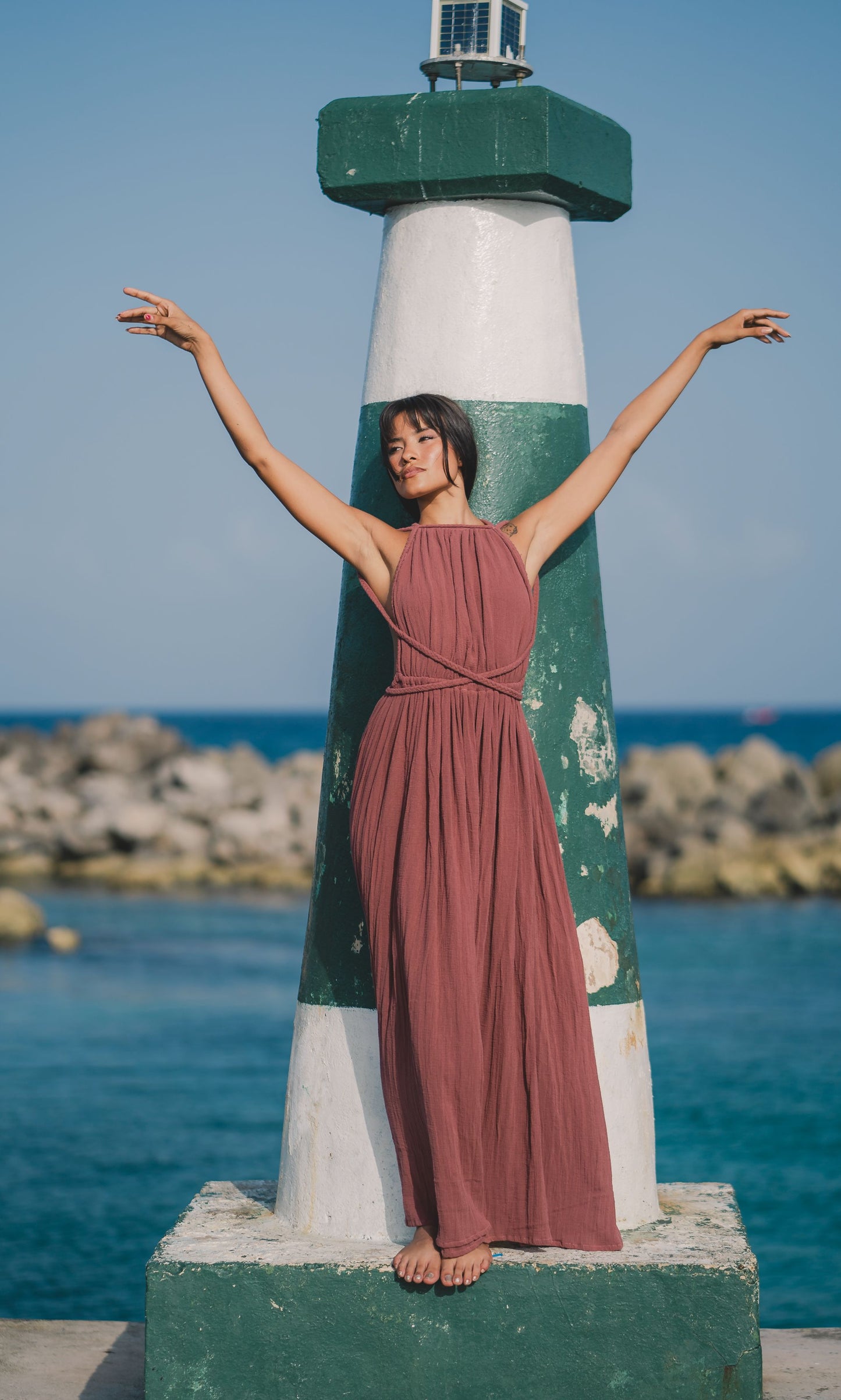 Halter dress | Cotton Gauze