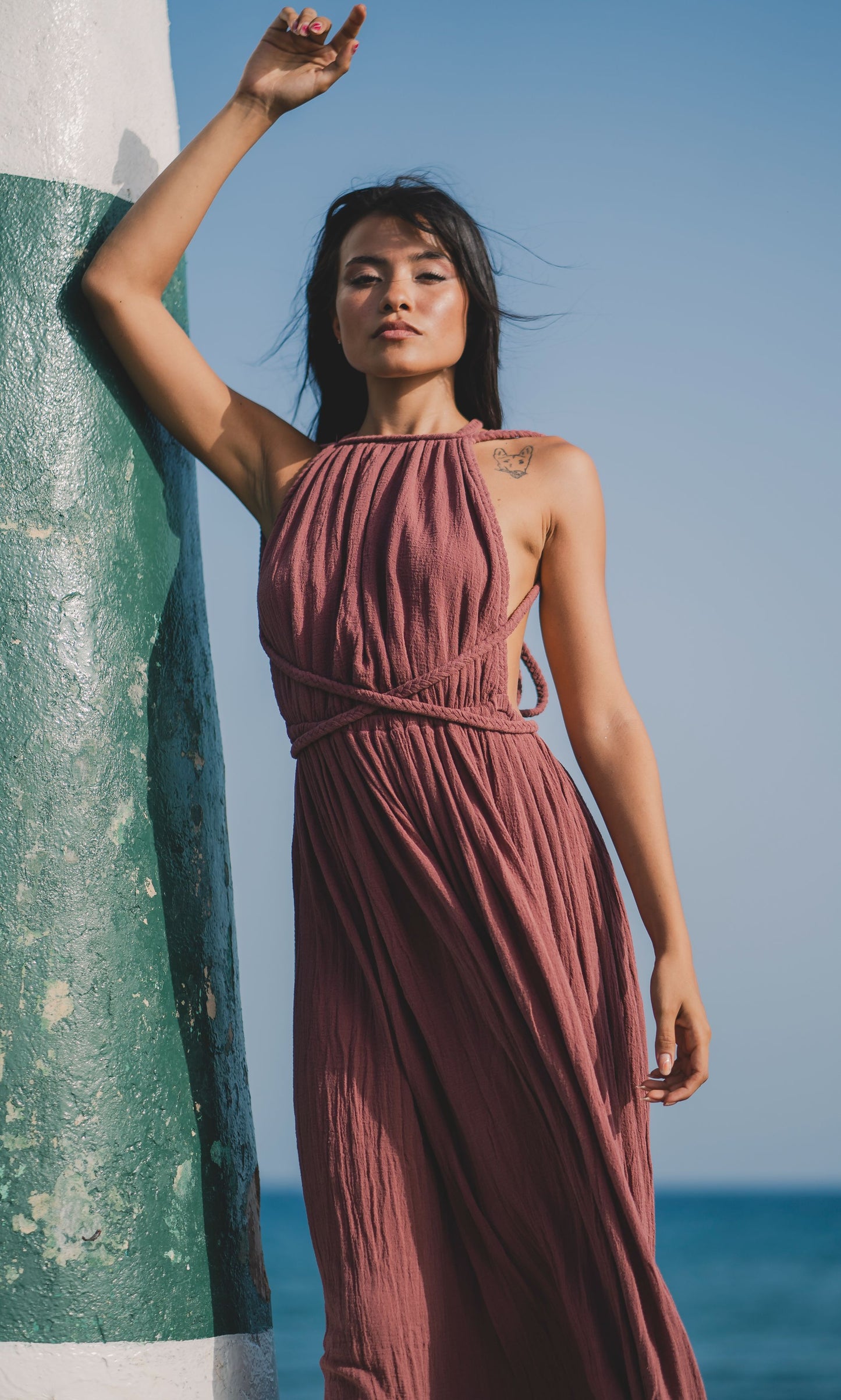 Halter dress | Cotton Gauze