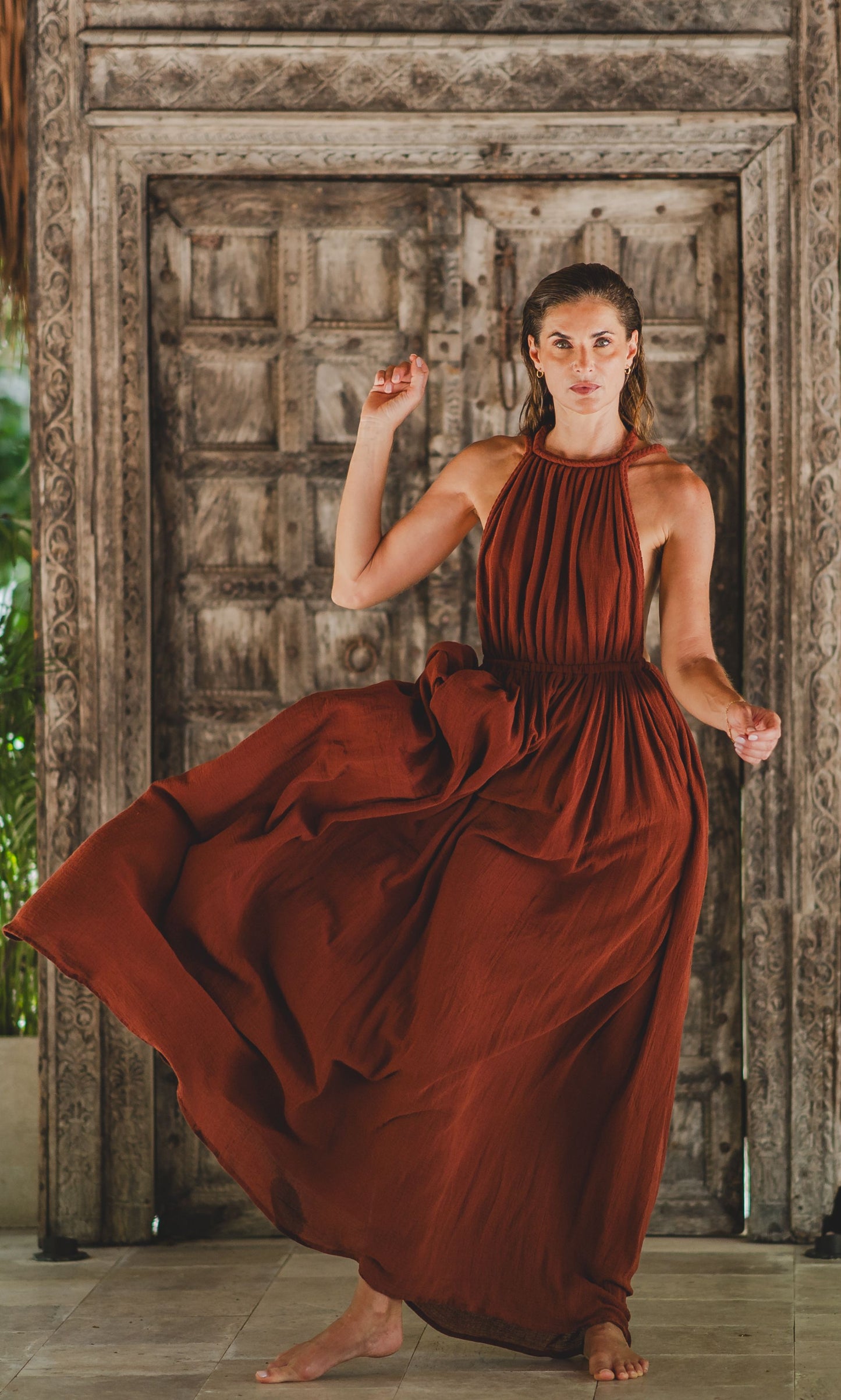 Halter dress | Cotton Gauze