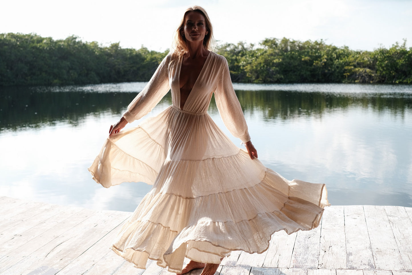 Maria Felix Dress | Organic Cotton