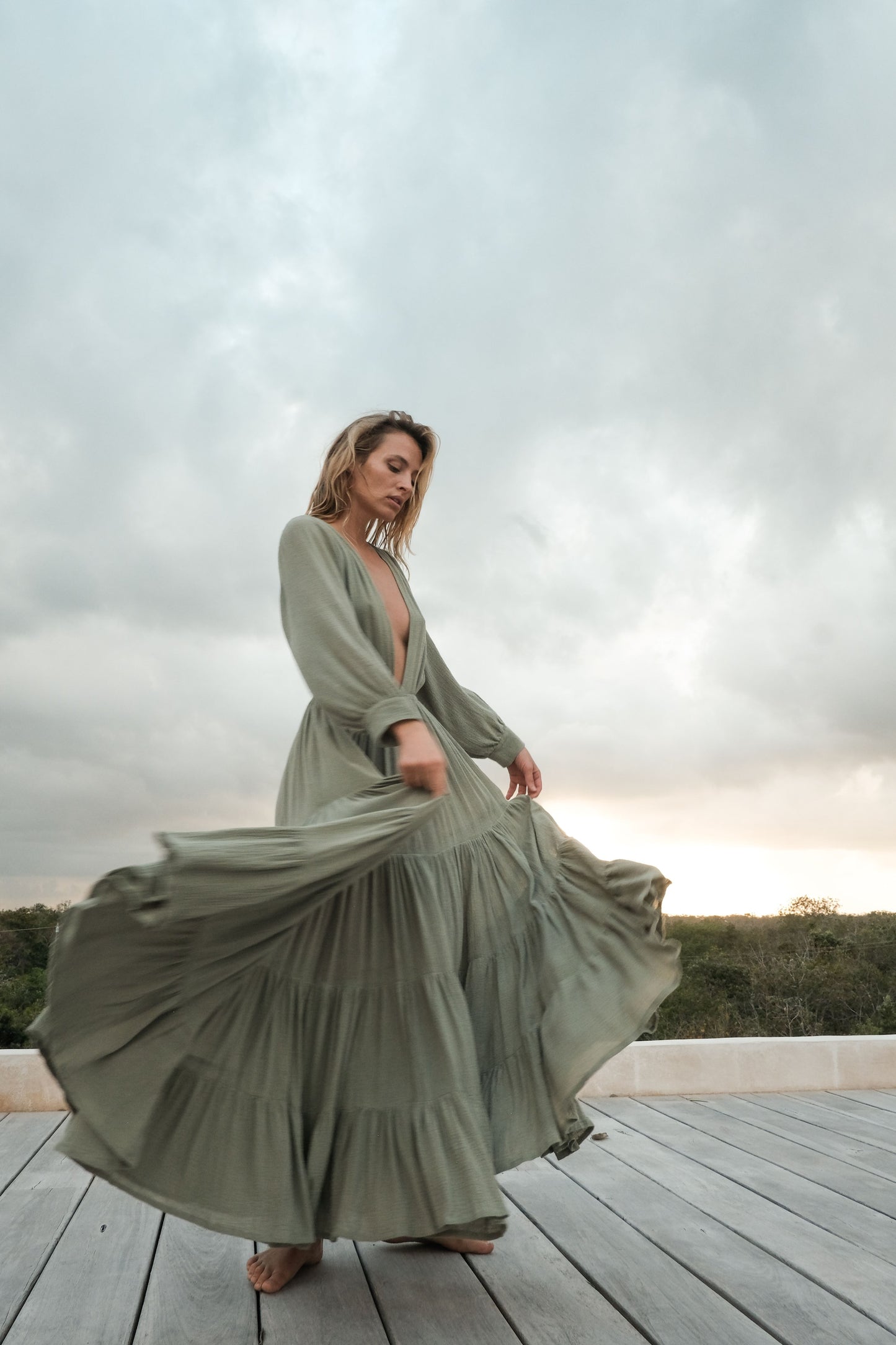 Maria Felix Dress | Organic Cotton