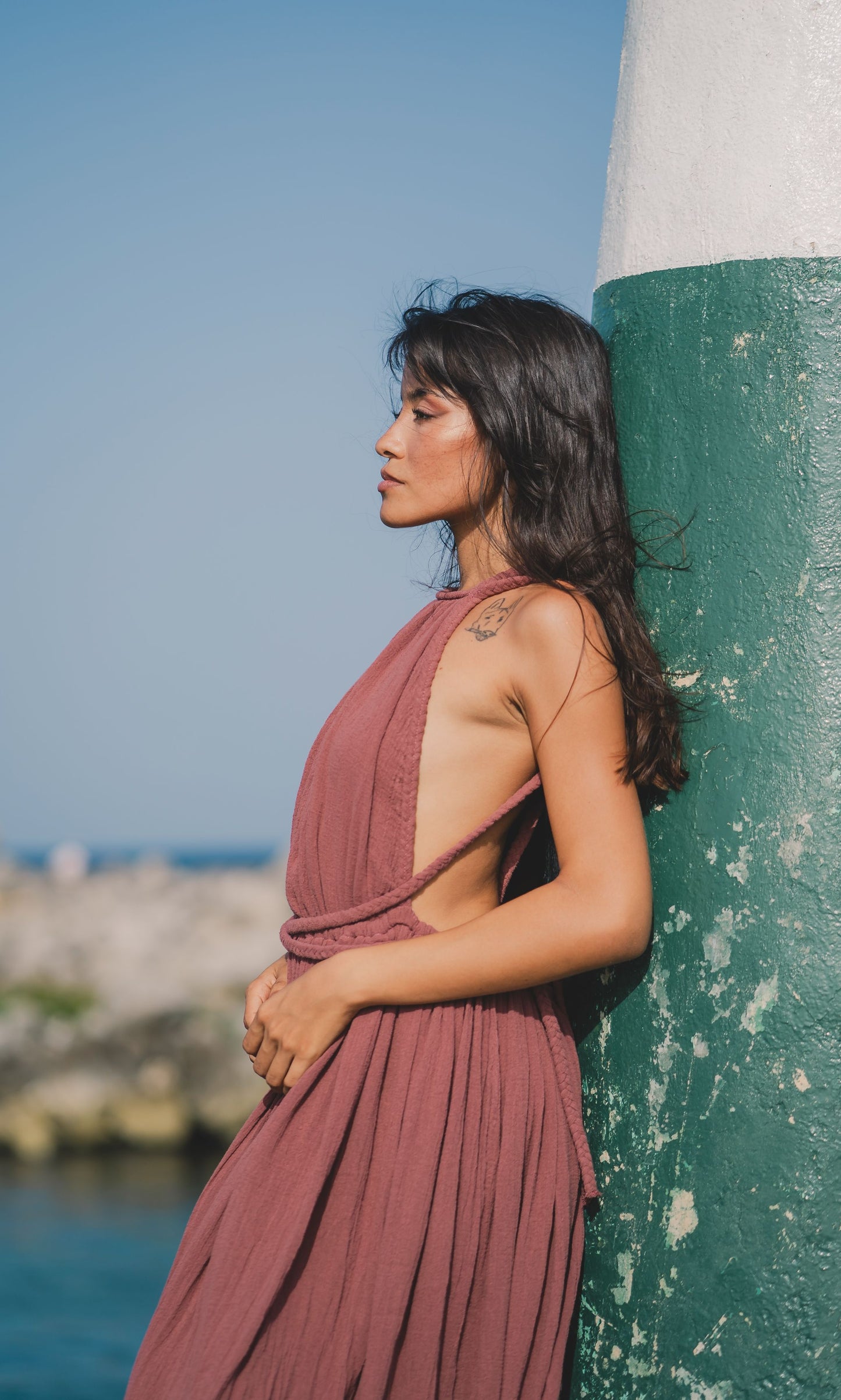 Halter dress | Cotton Gauze