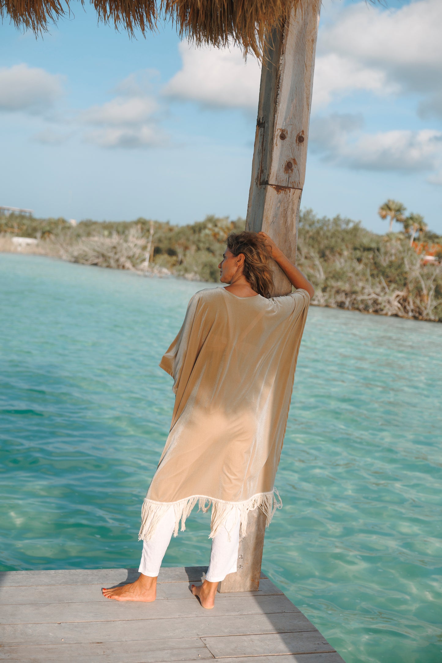 Golden Velvet Cape