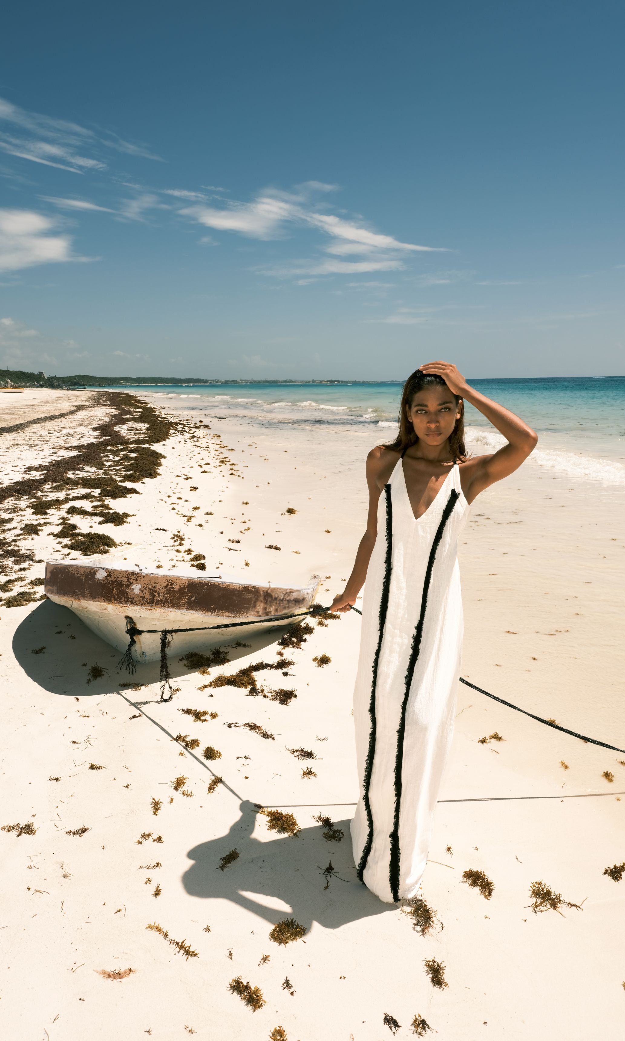 Flores del Mar dress | Cotton Gauze