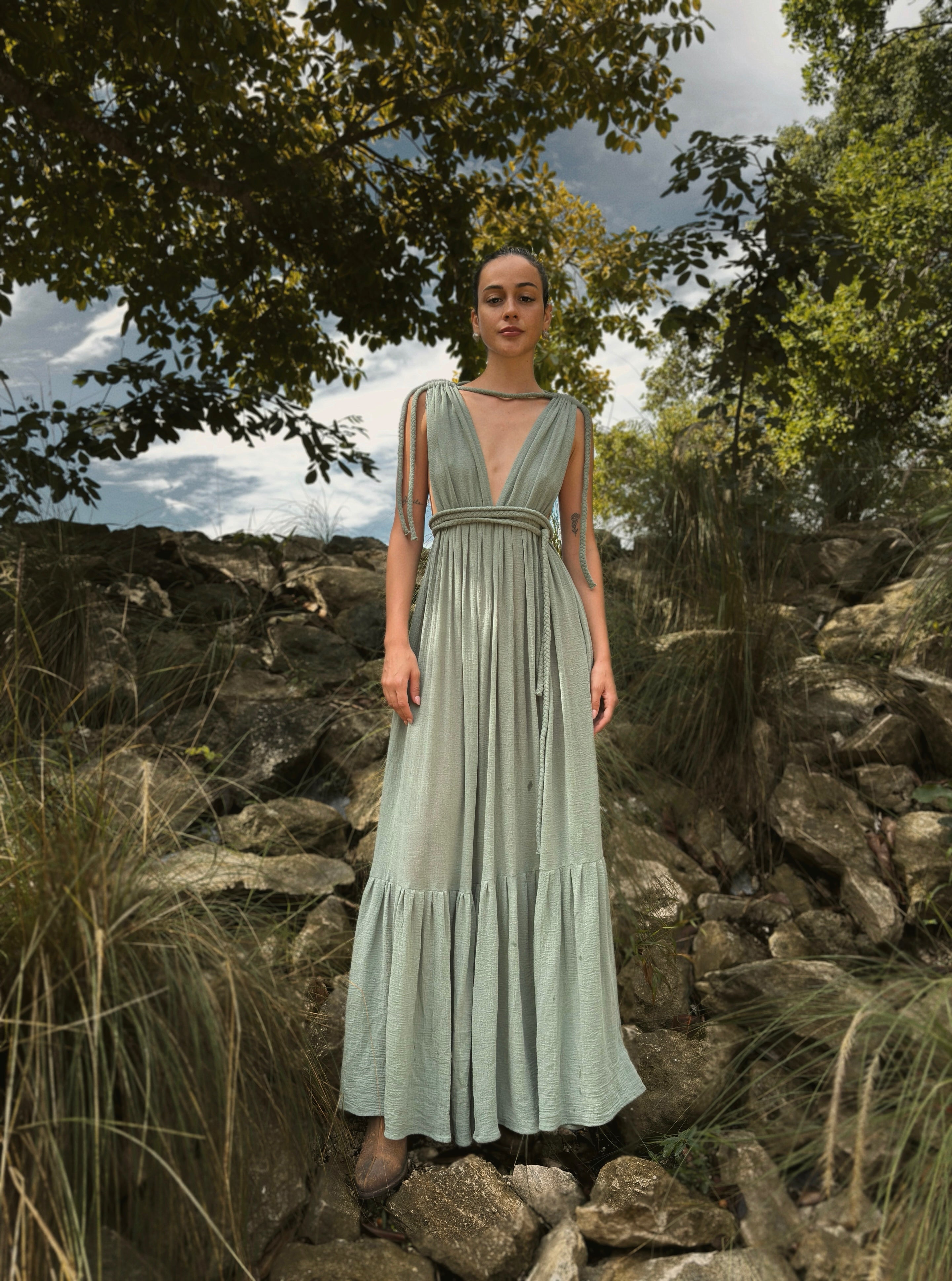 tulum beach dress Ruffle Maxi Dress, Tulum Beach Dress, Long Dresses