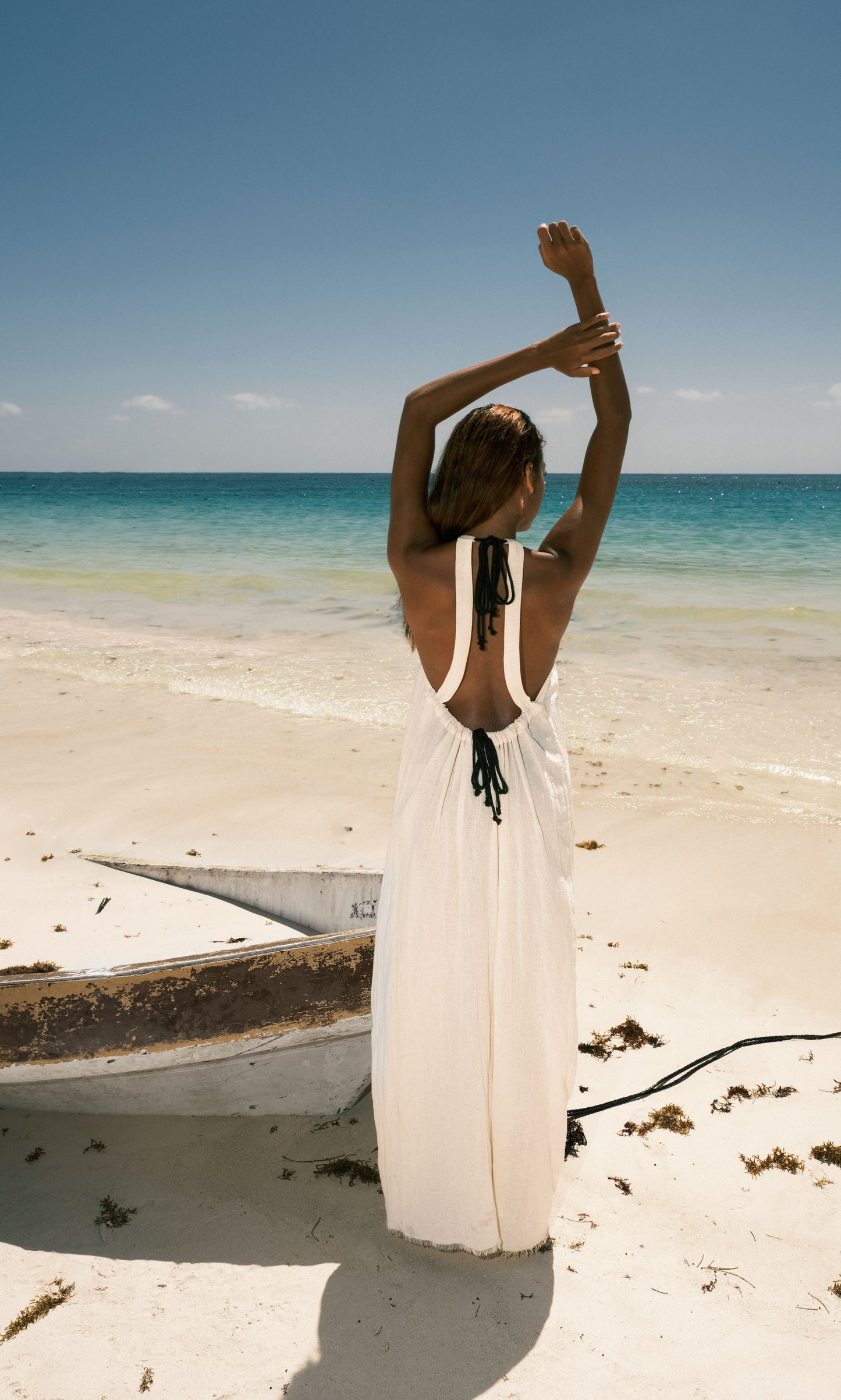 Flores del Mar dress | Cotton Gauze