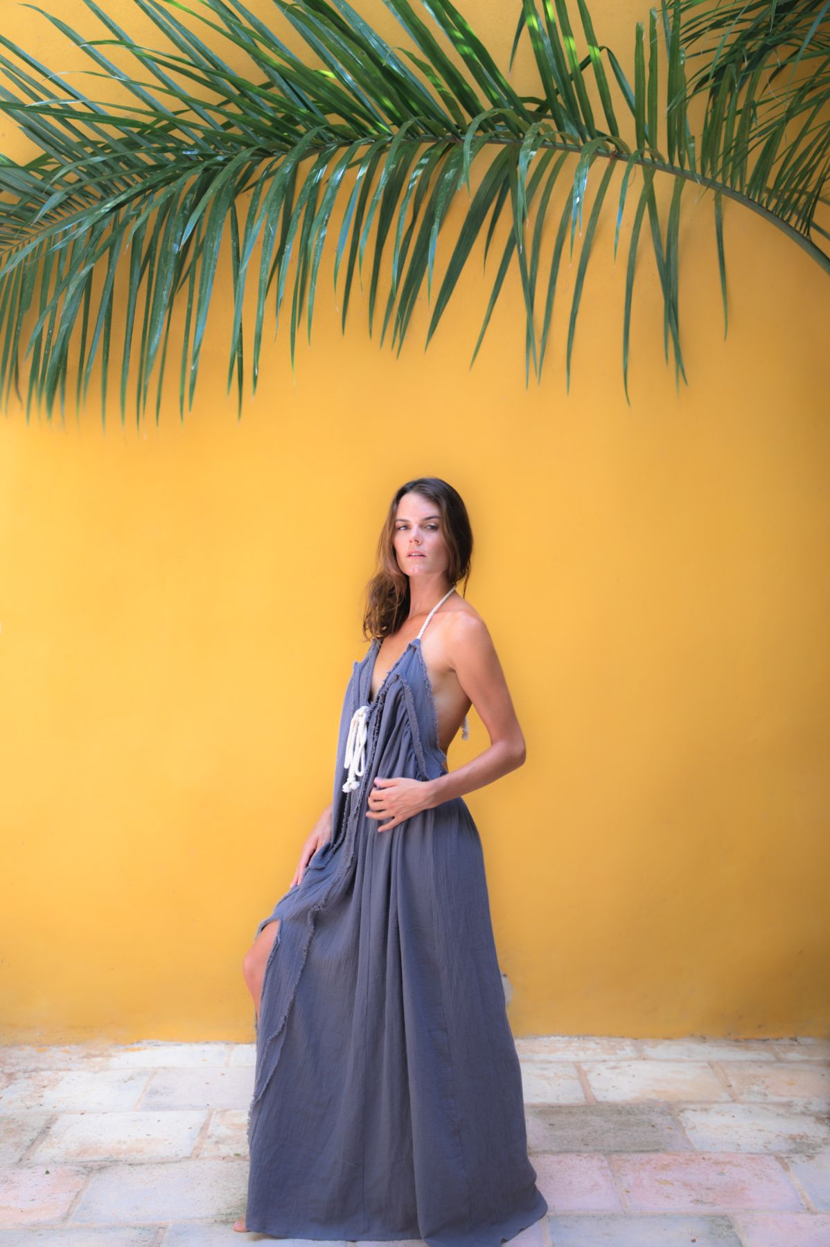 Frayed  Flores de la Riviera dress | Artisanal Cotton