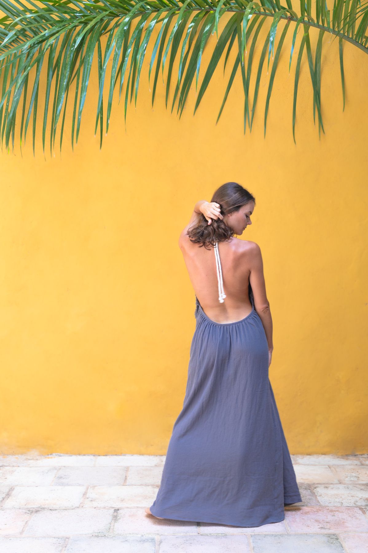 Frayed  Flores de la Riviera dress | Artisanal Cotton