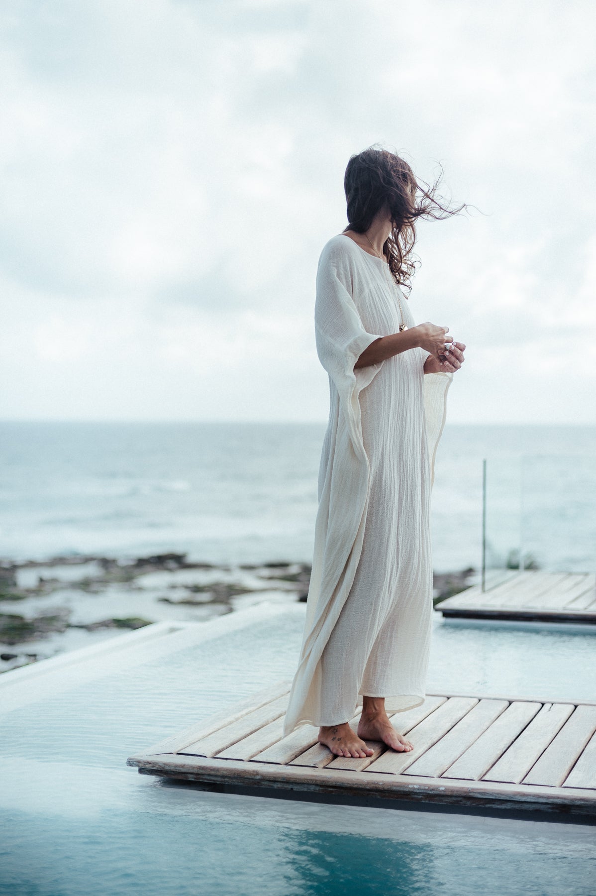 Combined Dress | Cotton Jute & Gauze