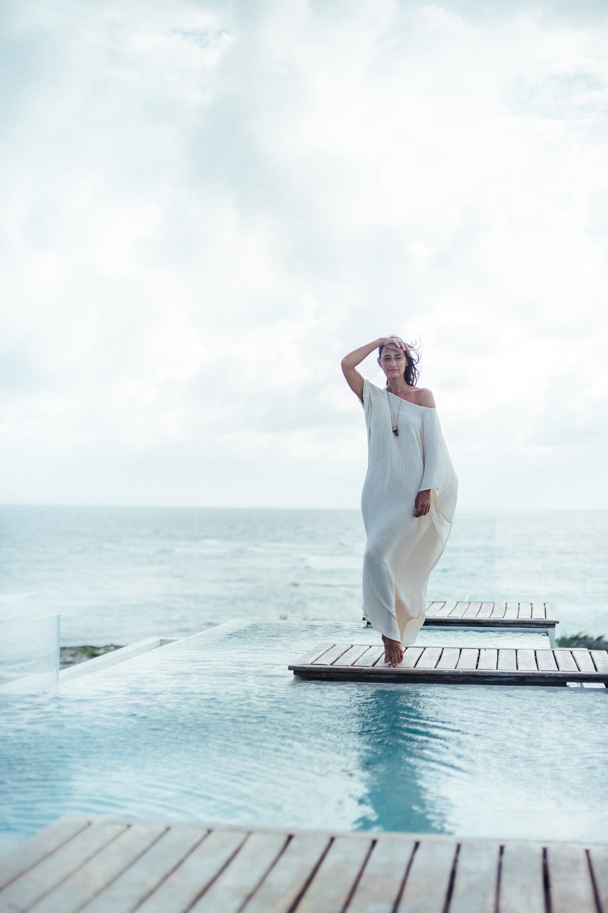 Combined Dress | Cotton Jute & Gauze